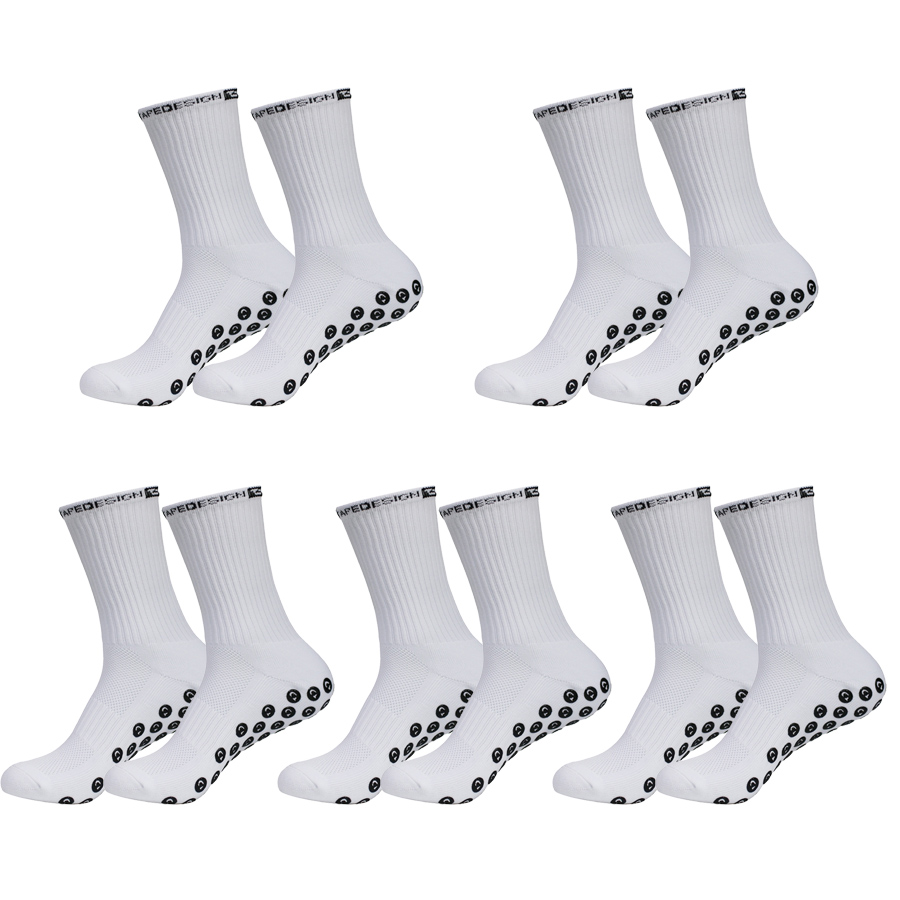 Sock Garter Men - 5 paia di calze antiscivolo da