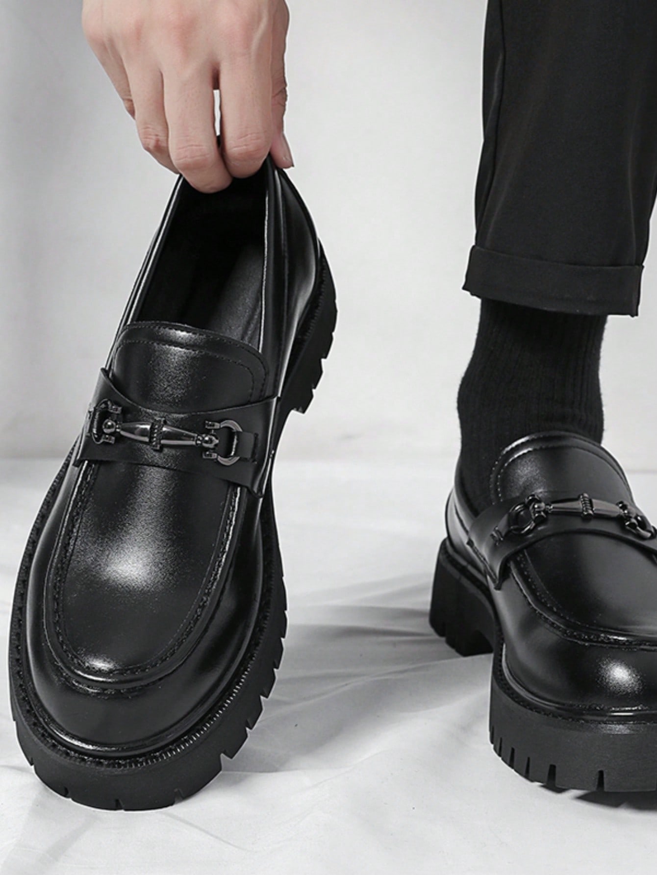 Formal Men Daily Wear Footwear - Mocassini da uomo in stile britannico,