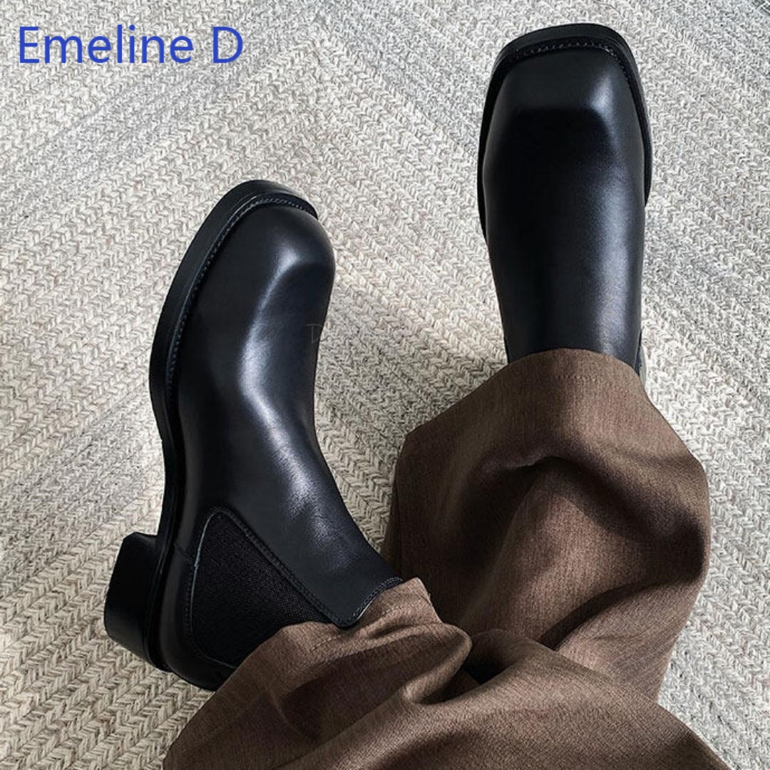 Stivali Chelsea da uomo con pu - Formal Men Daily Wear Footwear recensione e prezzo