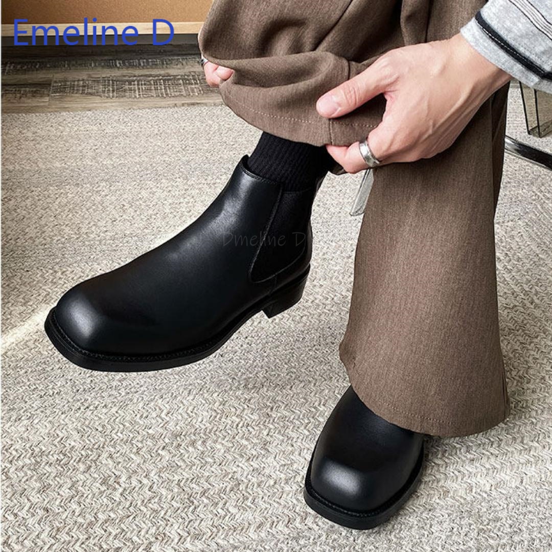Stivali Chelsea da uomo con pu - Formal Men Daily Wear Footwear recensione e prezzo
