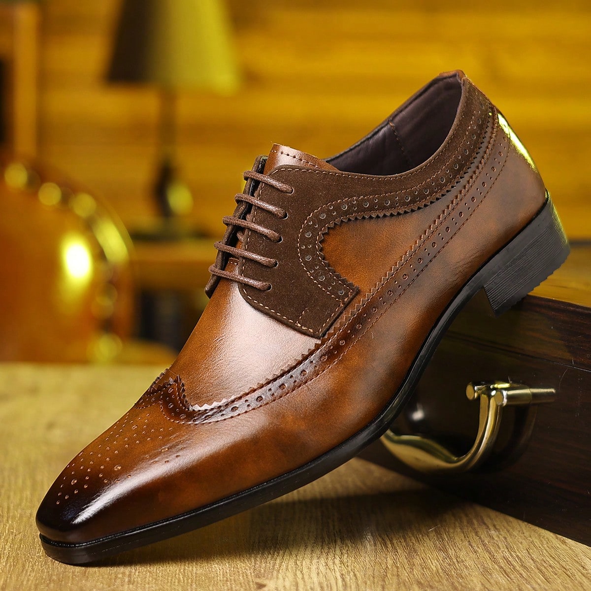 Scarpe eleganti da uomo con la - Formal Men Daily Wear Footwear recensione e prezzo